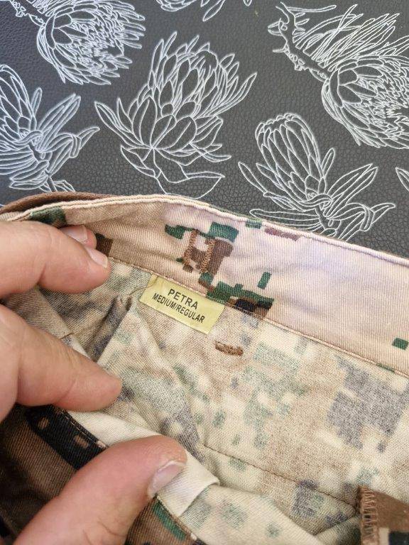 Jordanian KA2 Digital Camo Trousers. 42 Cm across waist.