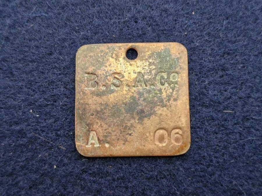British South Africa Company Hut Tax Token