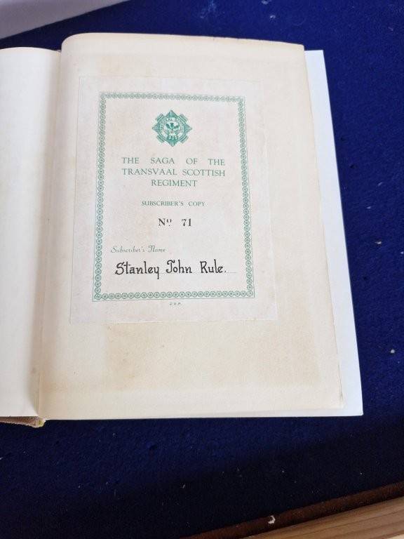 Book, The Saga of the Transvaal Scottish Regiment