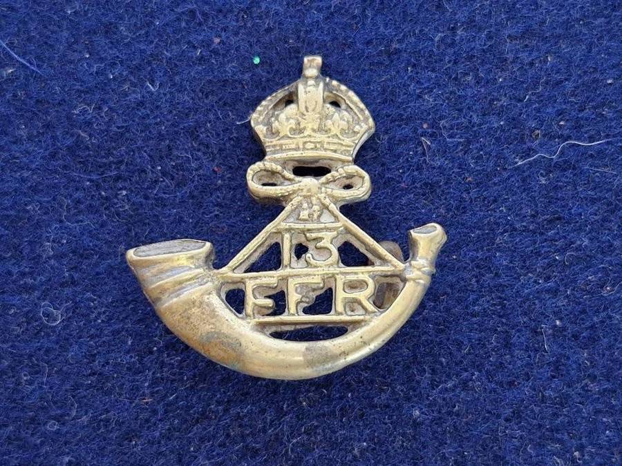 13 Field Force Regiment (India) collar badge