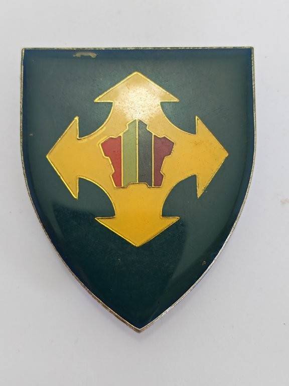 SADF SA Defense Force Institute Shoulder flash. Pins Intact.
