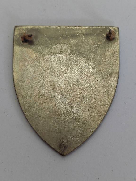 SADF Anti-Aircraft School Shoulder flash. Pins Intact.