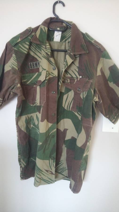 Rhodesian short sleeve camo shirt