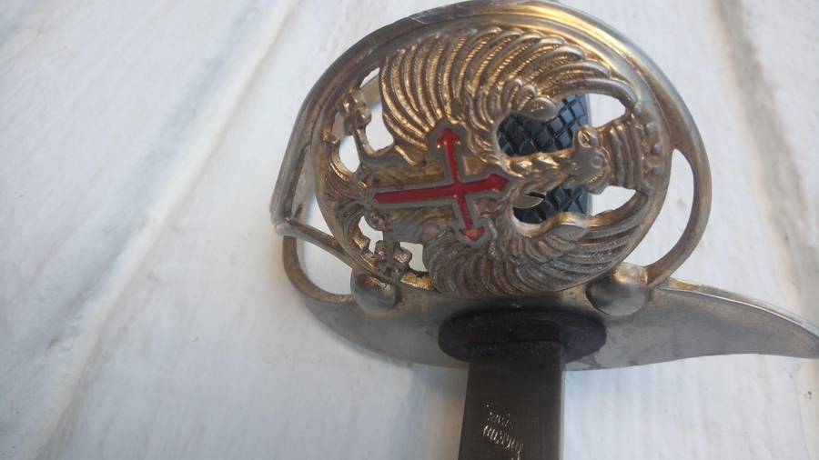 Sword Spanish officers lion head sword
