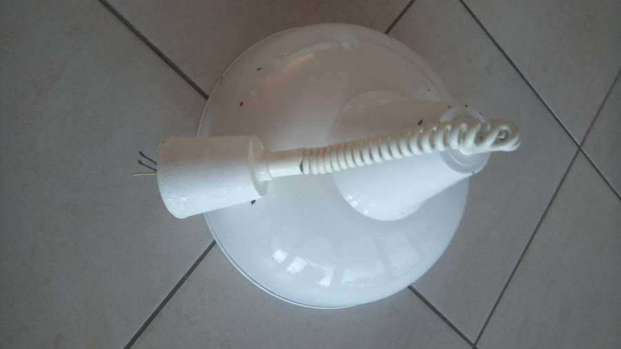 Vintage pull down light