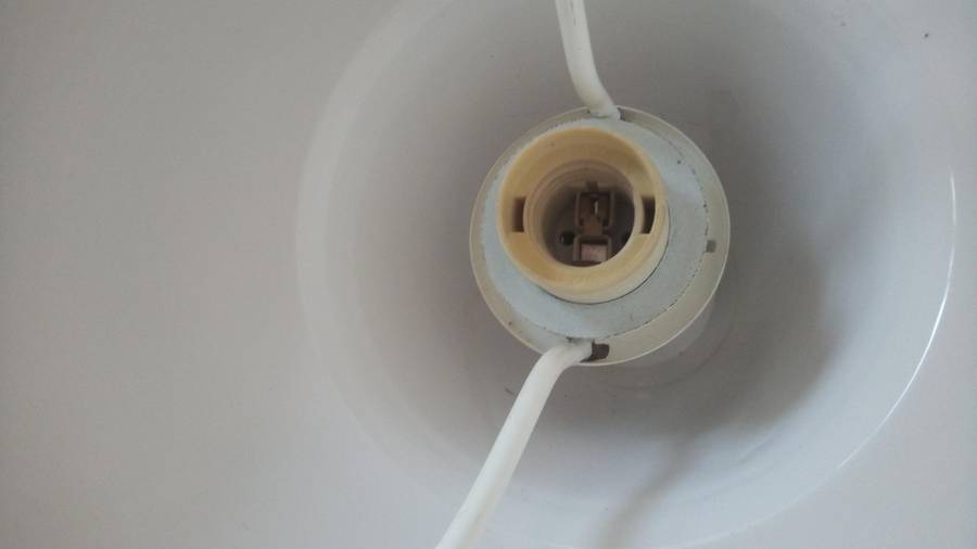 Vintage pull down light