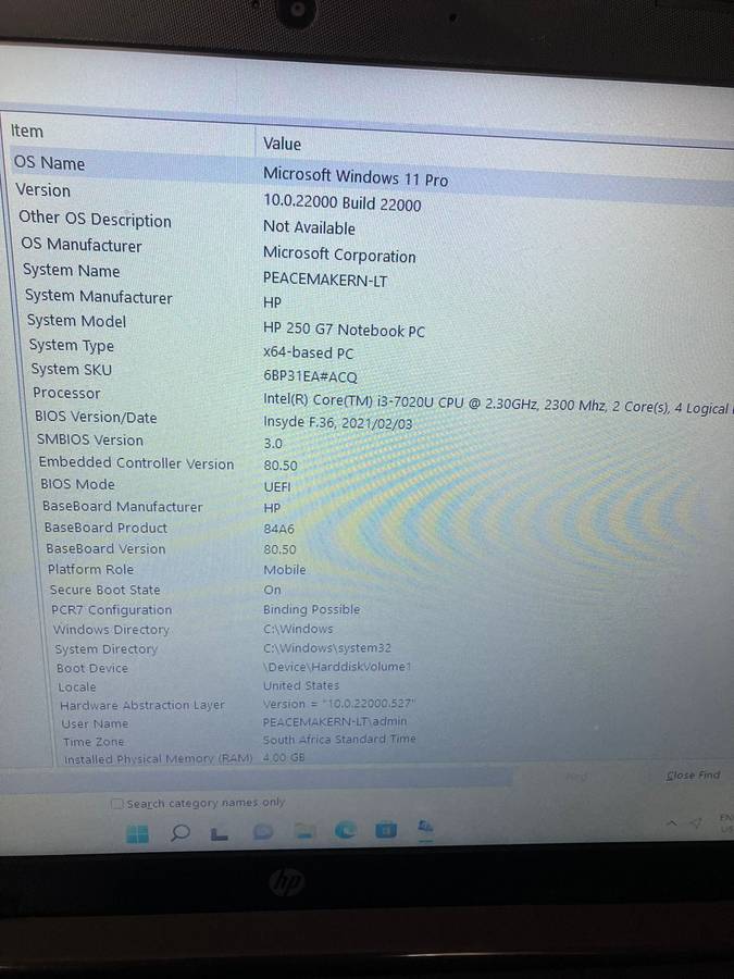 HP 250 G7 Notebook i3