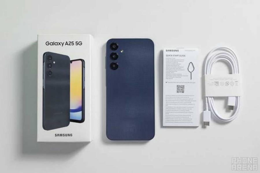 Samsung Galaxy A25 5G BlackBlue 128GB/6GB In Box with accessories