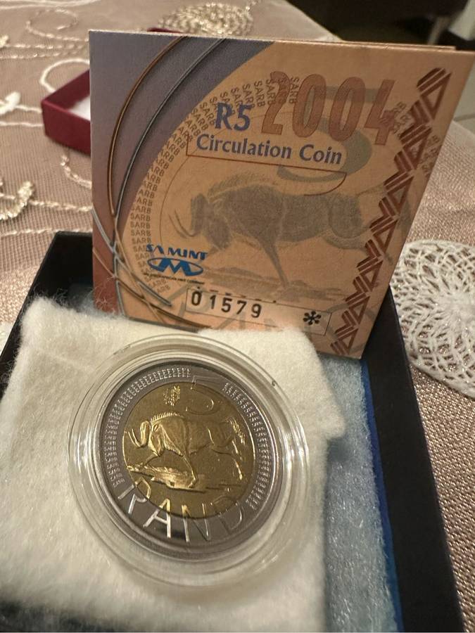 2004 Oom Paul R5 mint mark CW