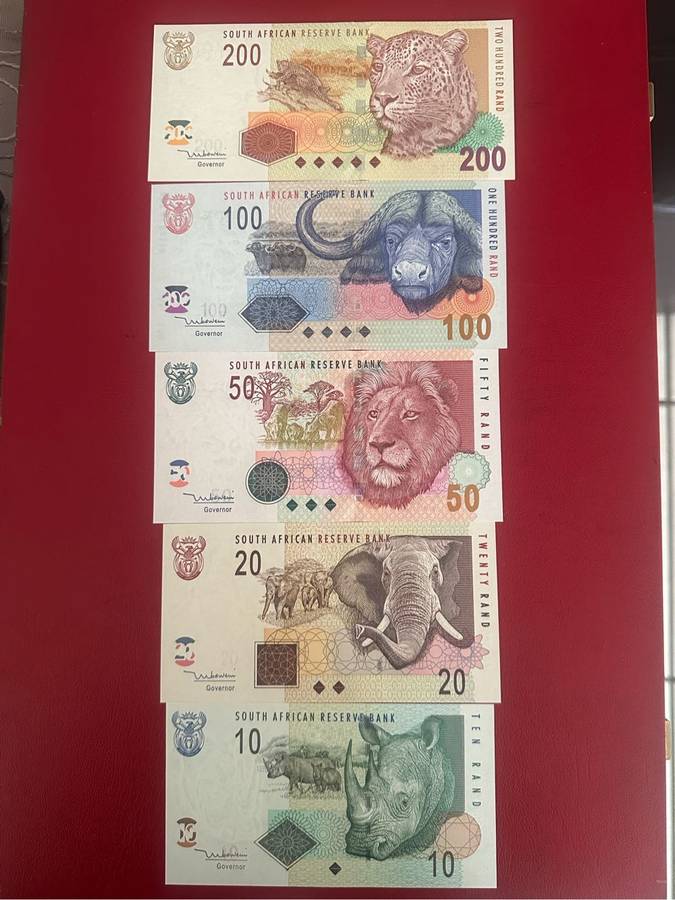 TT Mboweni same numbered AA set
