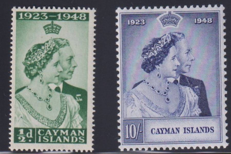 1948 RSW KGV1 SETS UM - JAMAICA, GRENADA,FID,DOMINICA,CAYMANS