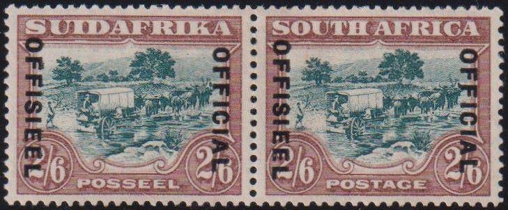 SA 1930 2/6 OFFICIAL  SUPERB  MINT SACC O20 CV R1000