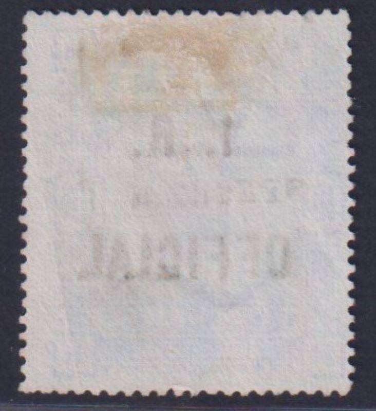 GREAT BRITAIN QVIC 10/- OFFICIAL OVERPRINTED SPECIMEN