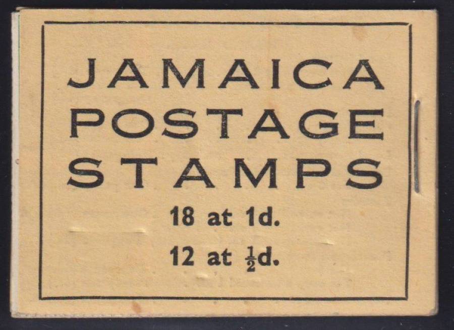 JAMAICA 1952 KGV1 BOOKLET-COMPLETE, UNEXPLODED