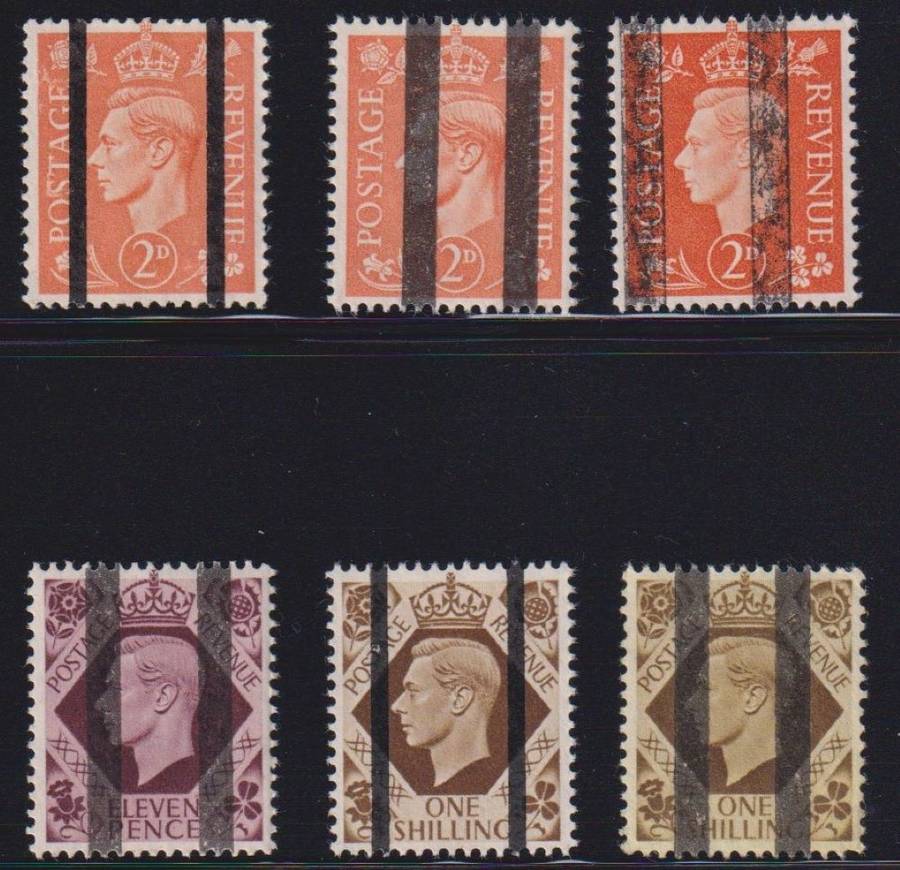 GREAT BRITAIN LOVELY LOT OF KGV1 TRAINING STAMPS - SELDOM SEEN