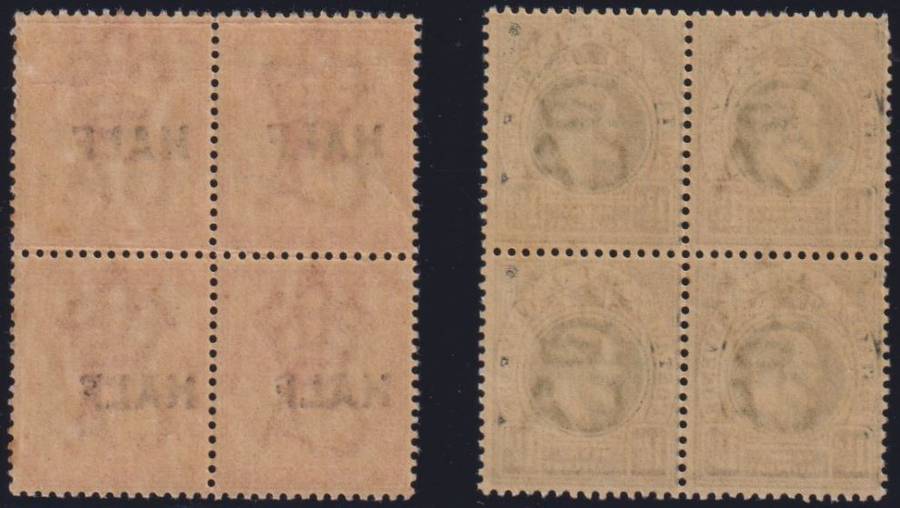 NATAL 1895 & 1902 BLOCKS UM