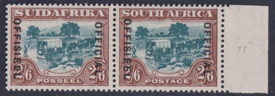 SA 1930 2/6  OFFICIAL SUPERB HINGED MINT - SACC O20 CV R1000