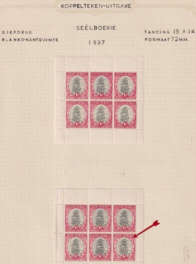 SA LOVELY COLLECTION OF EXPLODED BOOKLETS ON ALBUM PAGES