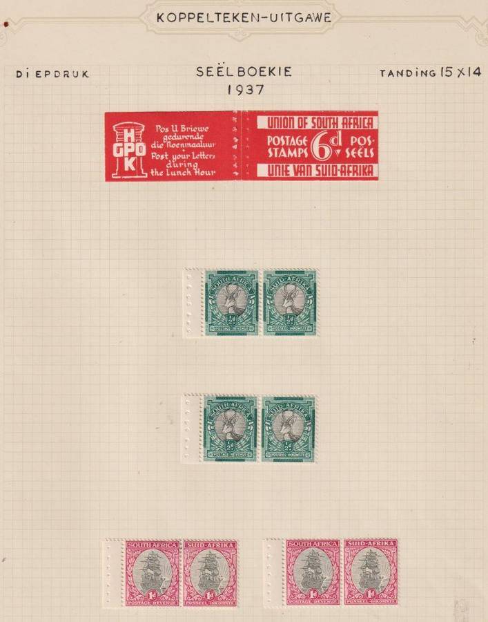 SA LOVELY COLLECTION OF EXPLODED BOOKLETS ON ALBUM PAGES