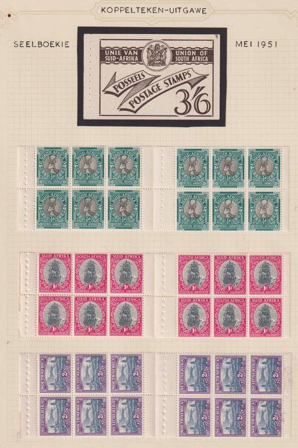 SA LOVELY COLLECTION OF EXPLODED BOOKLETS ON ALBUM PAGES