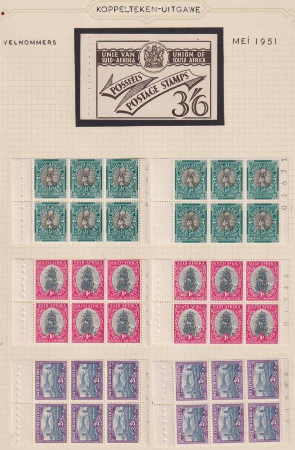 SA LOVELY COLLECTION OF EXPLODED BOOKLETS ON ALBUM PAGES