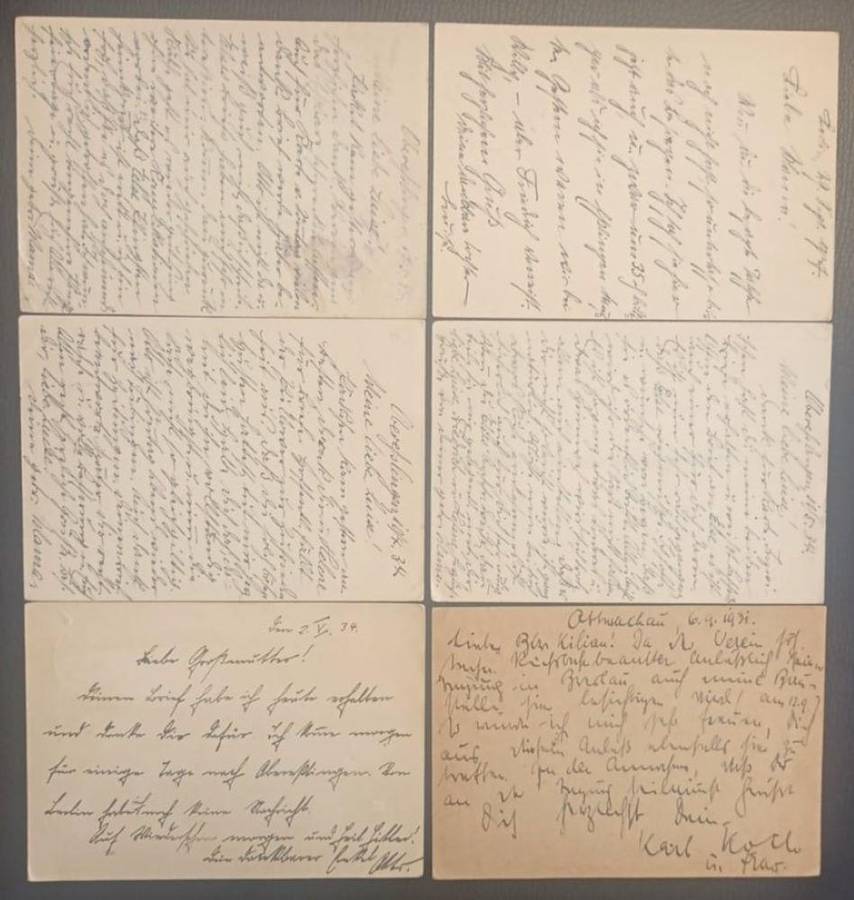 GERMANY WW1 ERA POSTCARDS, COVER, STAMPS