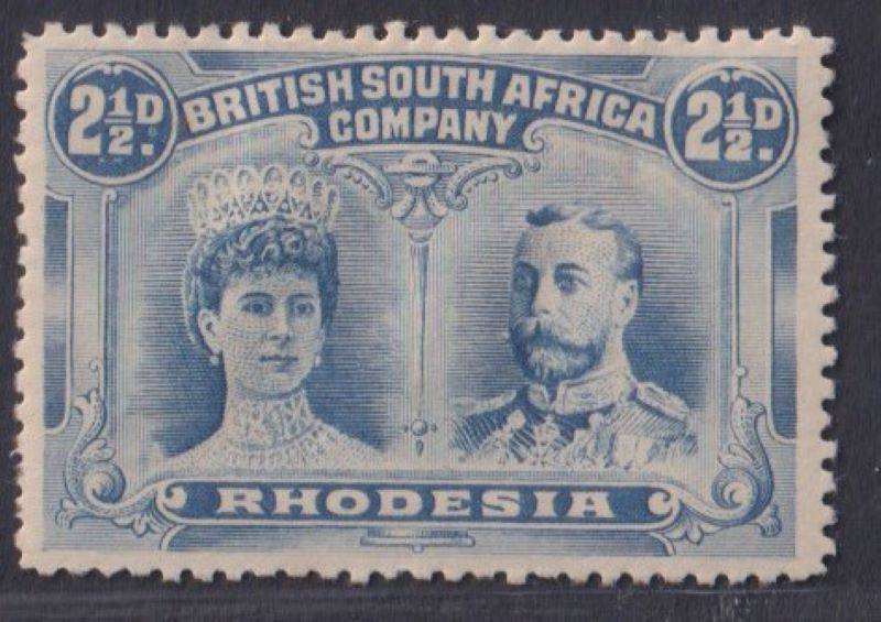 RHODESIA 1910 DOUBLE HEADS LOVELY MINT LOT