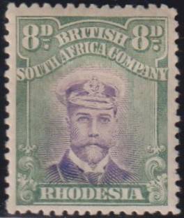 RHODESIA GREAT LOT OF MINT 1913 ADMIRALS