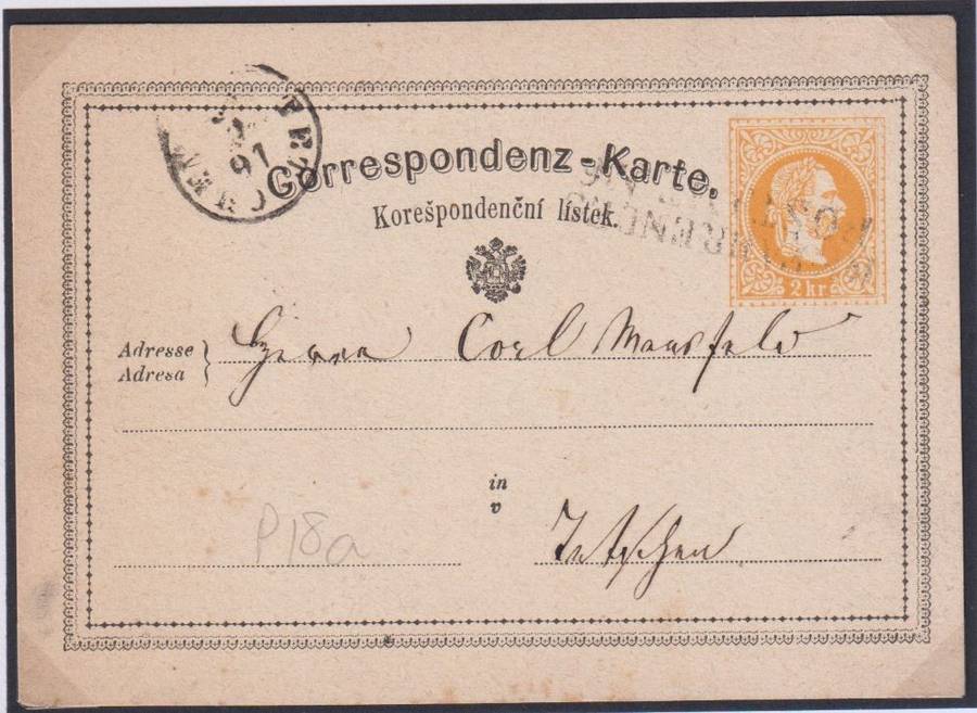 AUSTRIA, ITALY 1890 POSTAL STATIONERY CARDS - WRITTEN UP COLLECTION