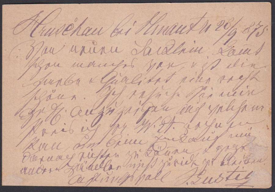 AUSTRIA, ITALY 1890 POSTAL STATIONERY CARDS - WRITTEN UP COLLECTION