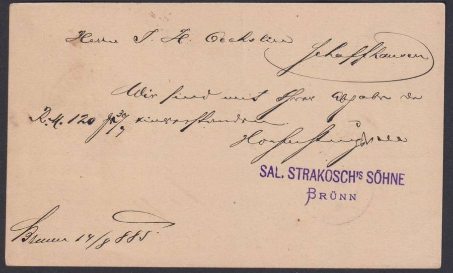 AUSTRIA, ITALY 1890 POSTAL STATIONERY CARDS - WRITTEN UP COLLECTION