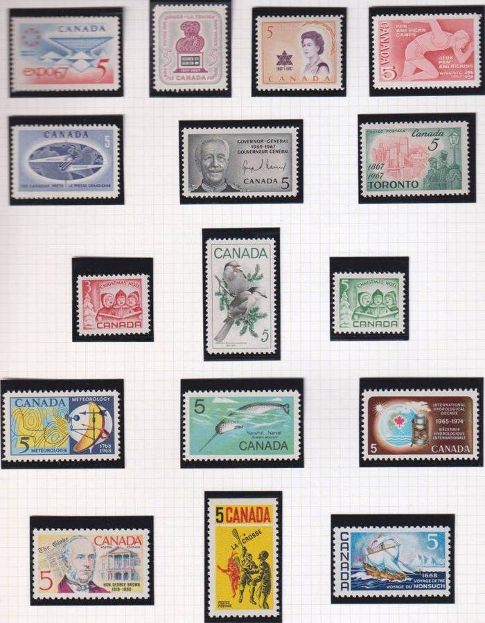CANADA SUPERB QE11 COLLECTION ON PAGES UNMOUNTED MINT