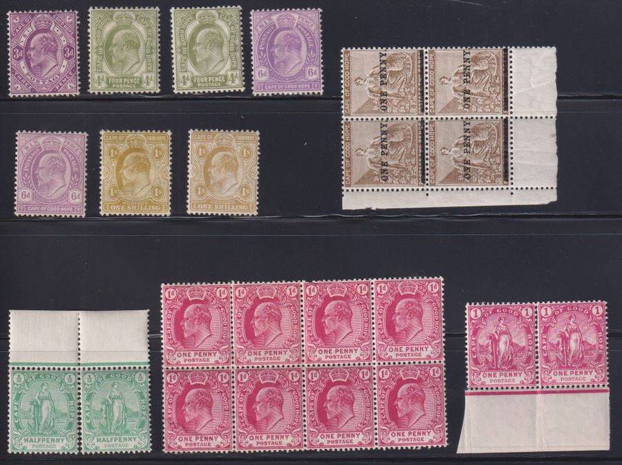 CAPE OF GOOD HOPE SUPERB MINT LOT-HIGH CV