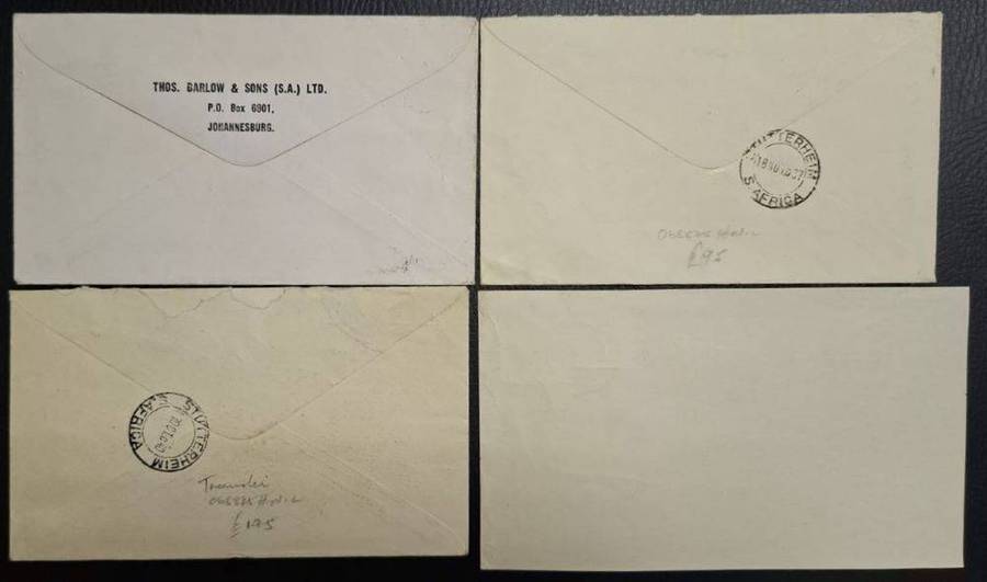SOUTH AFRICA POSTAGE DUE COVERS- A SUPERB LOT!