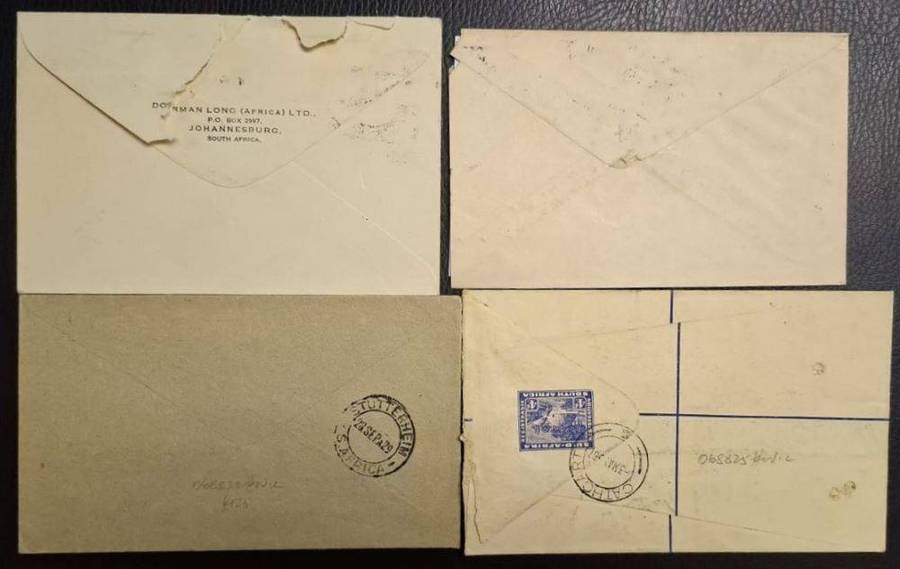 SOUTH AFRICA POSTAGE DUE COVERS- A SUPERB LOT!