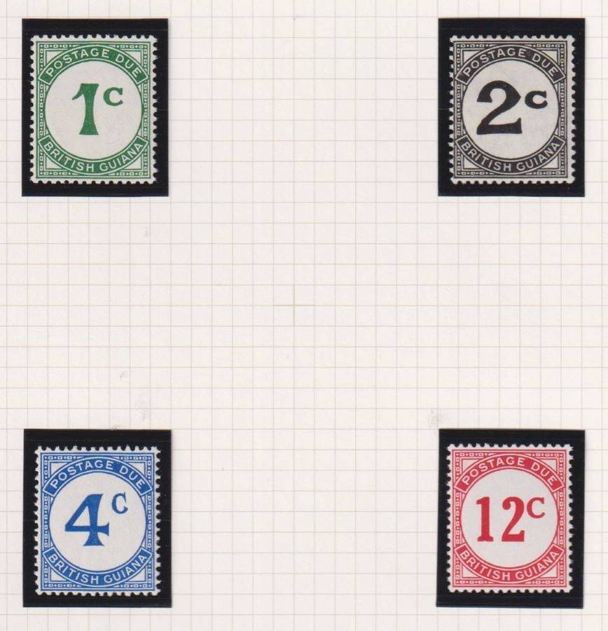 BRITISH GUIANA  KGV1 ISSUES FINE HINGED MINT ON PAGES