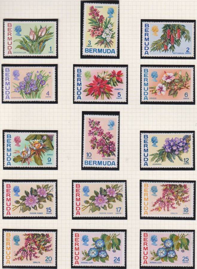 BAHRAIN, BERMUDA, SOLOMON ISLANDS DEFINS UNMOUNTED MINT ON PAGES