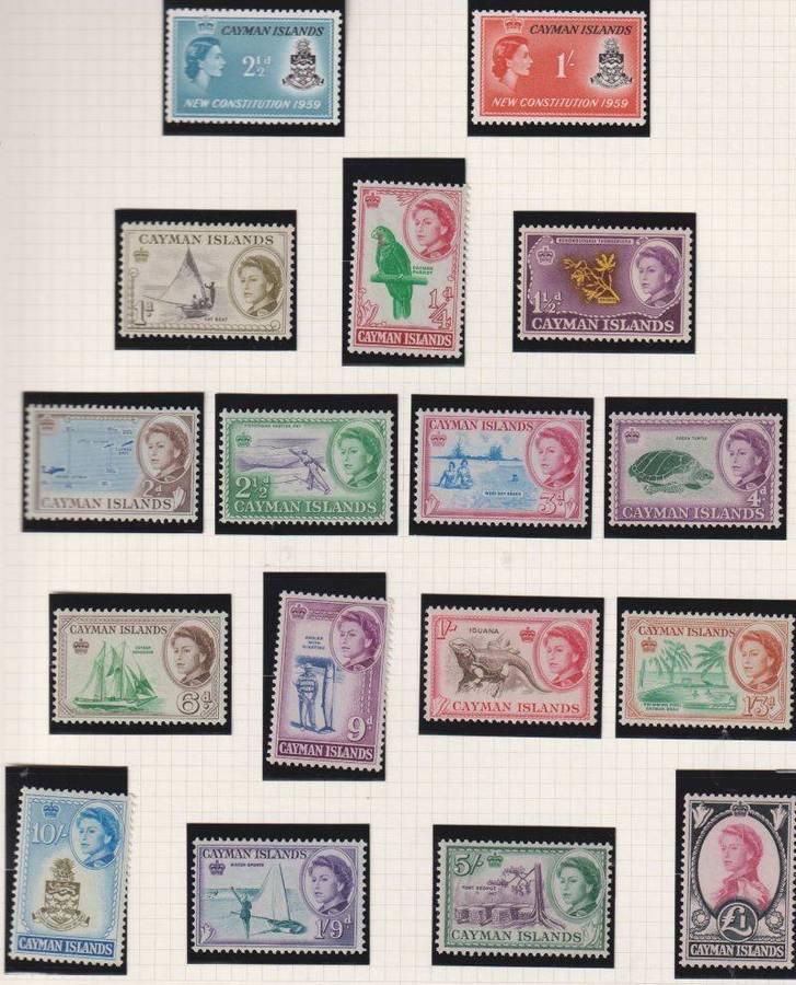 NORFOLK, PAPUA,VIRGIN ISLES, CAYMANS, BERMUDA  UNMOUNTED MINT ON PAGES