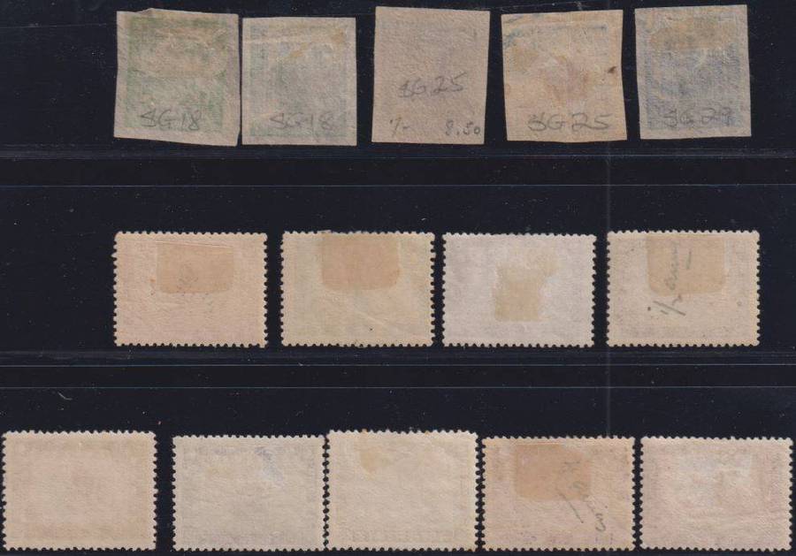 NEPAL 1881-1932 UNUSED/MINT LOT