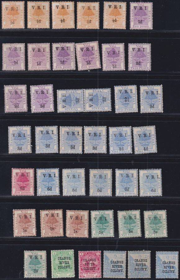 ORANGE FREE STATE UNUSED/MINT LOT