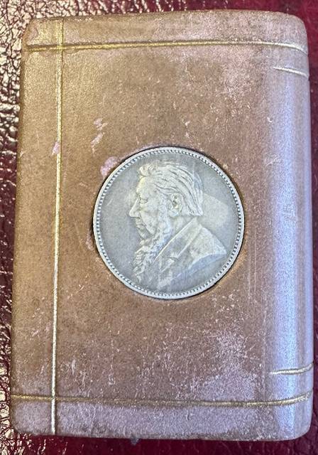 ANGLO BOER WAR POW BIBLE WITH KRUGER 1/-