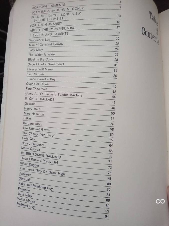Joan Boaz Songbook