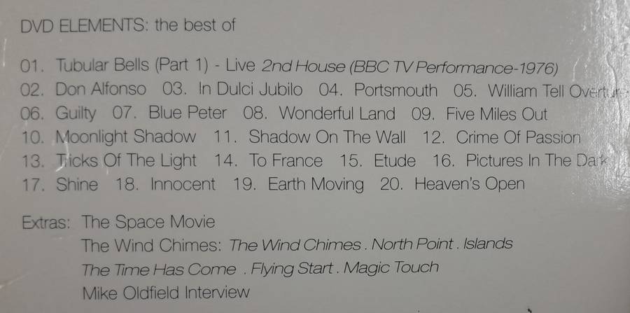 Mike Oldfield - Elements Gift Pack (2CD plus DVD)