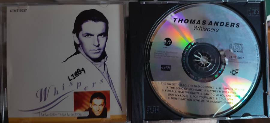 Thomas Anders - Whispers CD (2nd solo album, Modern Talking)