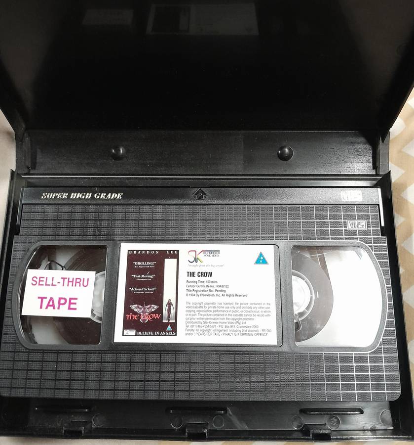 The Crow VHS (Brandon Lee)