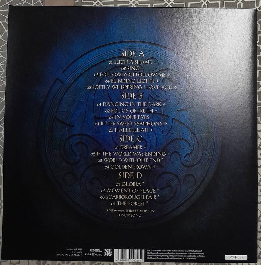 Gregorian - 25/2025 Limited Edition 2lp set (Numbered, release limited to 500 copies)