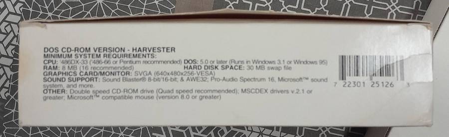 Harvester Big Box PC Game