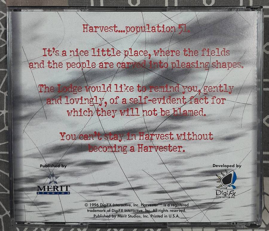 Harvester Big Box PC Game