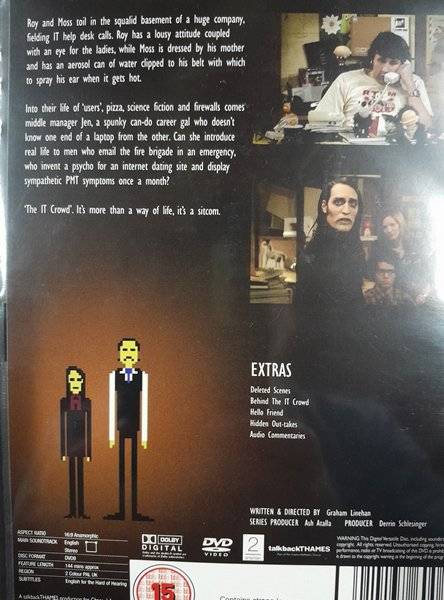 The IT Crowd seasons 1 to 3 DVD box set