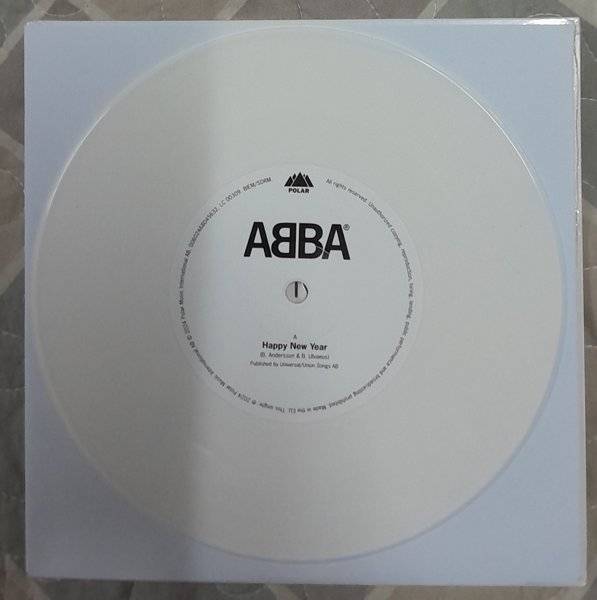 ABBA - Happy New Year 2025 7" single (limited numbered edition, coloured vinyl) SEALED